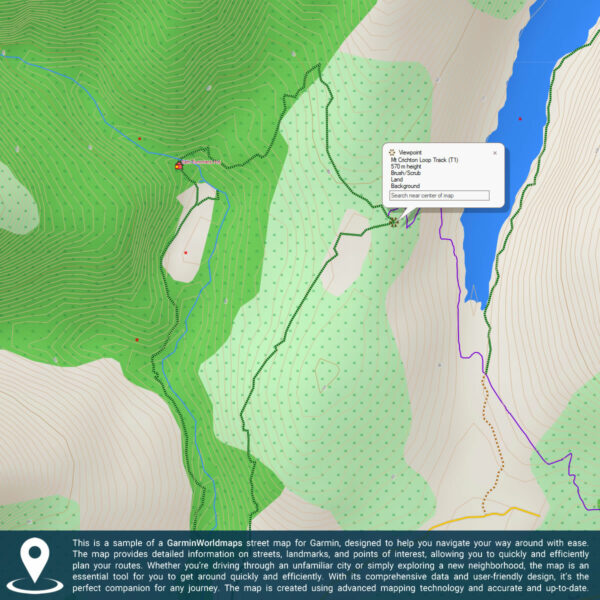 Topographic Map Garmin - Map Sample GarminWorldmaps