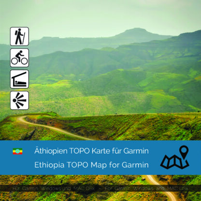 Download topographic map Ethiopia for Garmin | Garmin WorldMaps