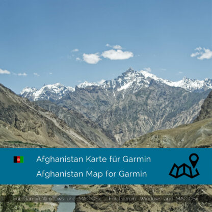 Afghanistan - Download GPS Map for Garmin PC and Mac