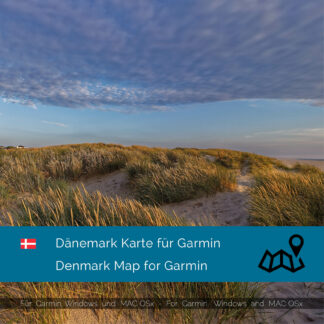 Denmark - Download GPS Map for Garmin PC and Mac