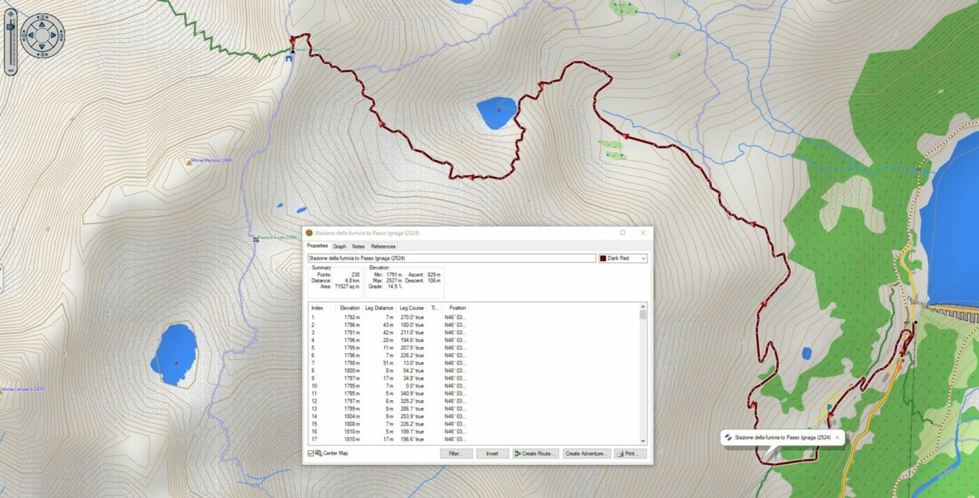 How to convert a route into a track in Garmin Basecamp