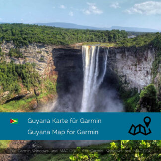 Guyana - Download GPS Map for Garmin PC & Mac