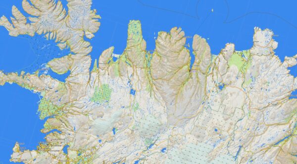 Iceland Topo Garmin Map GW Sample