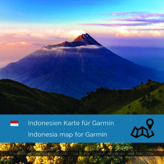 Indonesia Map for Garmin navigation devices Download