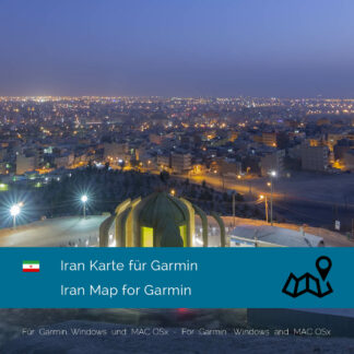 Iran - Download GPS Map for Garmin PC and Mac