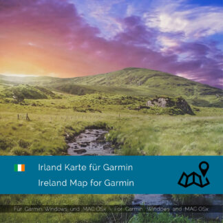 Ireland - Download GPS Map for Garmin PC and Mac