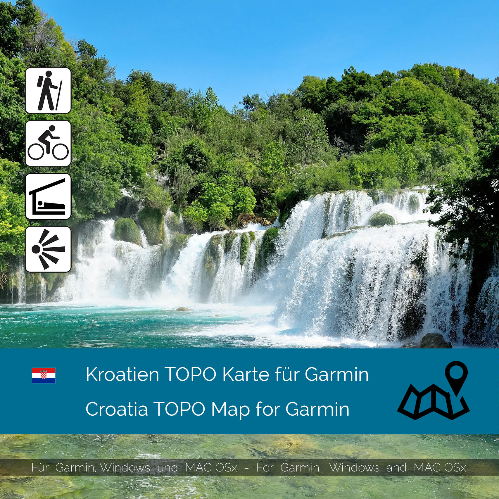 gateway Indbildsk Vært for Download topographic map Croatia for Garmin | Garmin WorldMaps