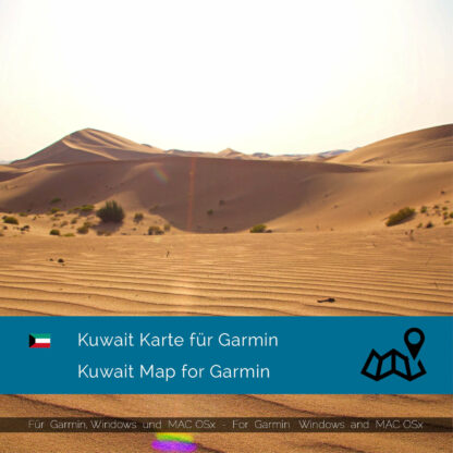 Kuwait - Download GPS Map for Garmin PC & MAC