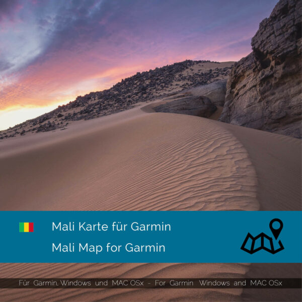 Mali - Download GPS Map for Garmin PC & MAC