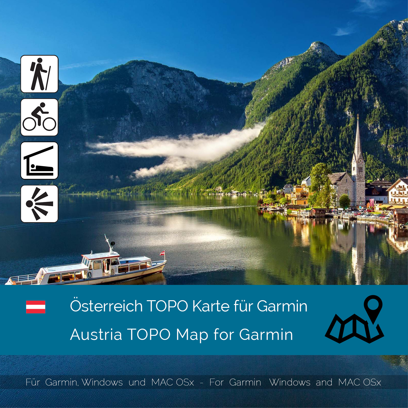 Komplette Europa Karte Europa V.21 Profi Outdoor Topo Karte passend für