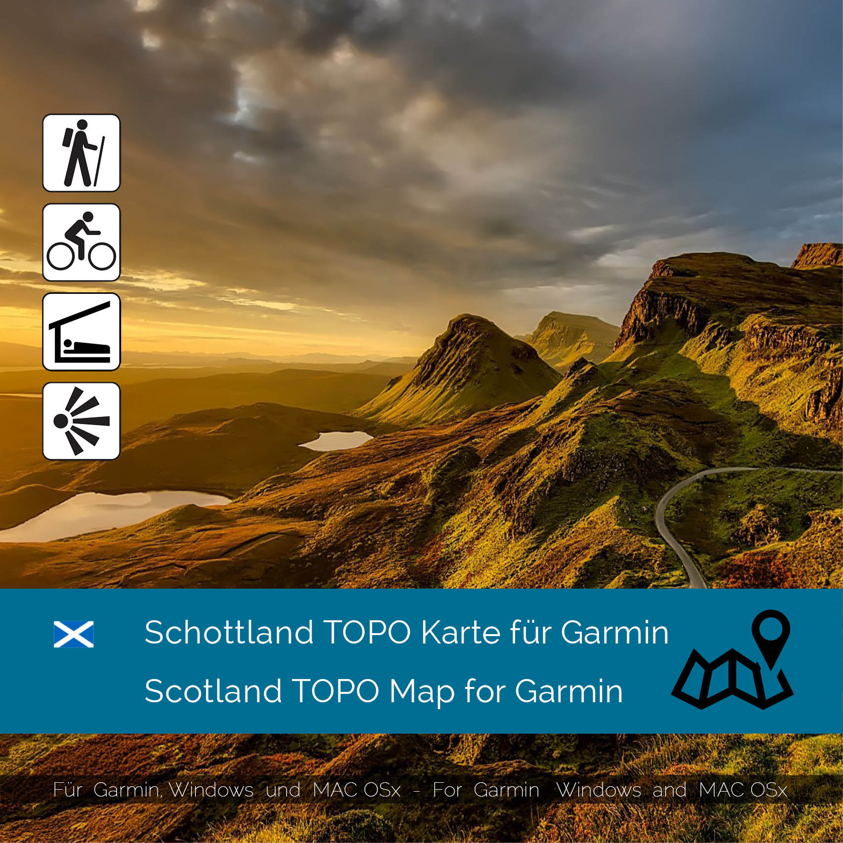 Topographic Map Scotland For Garmin Gps Navigation Units Garminworldmaps