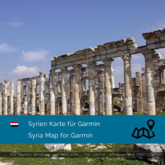 Syria - Download GPS Map for Garmin PC and Mac