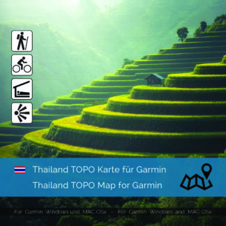 Download topographic Thailand Mongolia for Garmin