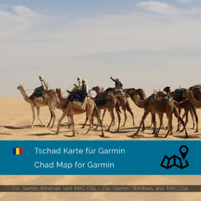 Chad - Download GPS Map for Garmin PC & MAC
