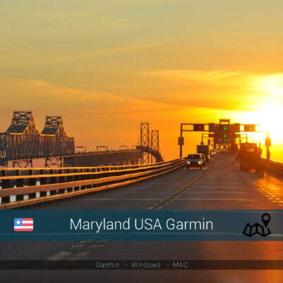 Maryland maps for Garmin GPS