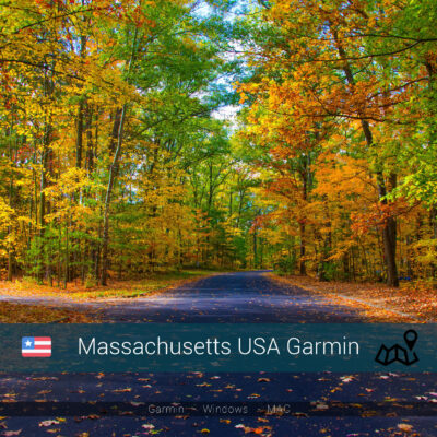Massachusetts maps for Garmin GPS