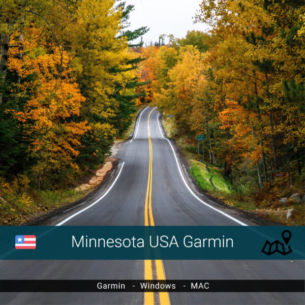 Minnesota USA Topographic Map Garmin