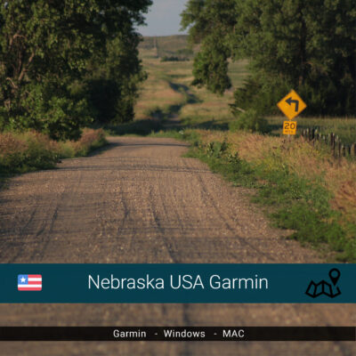 Nebraska USA Topographic Map Garmin