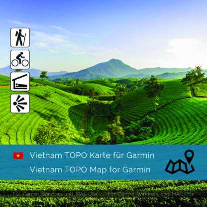 Download topographic Vietnam for Garmin