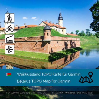 Belarus Download GPS Map for Garmin PC and Mac